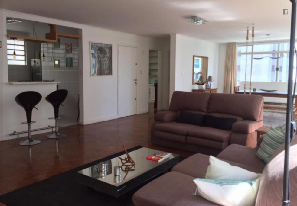 Sunny flat in an excellent location - Sao Paulo - chambre - ImmoJeune
