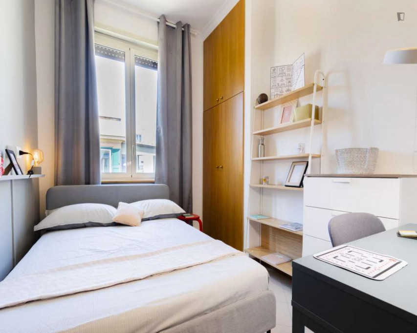 Cosy single bedroom in a 4-Bedroom apartment close to the University of Padua  - Rome - chambre - ImmoJeune