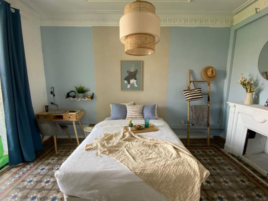 Delightful double bedroom in Dreta de l'Eixample - Barcelone - chambre - ImmoJeune