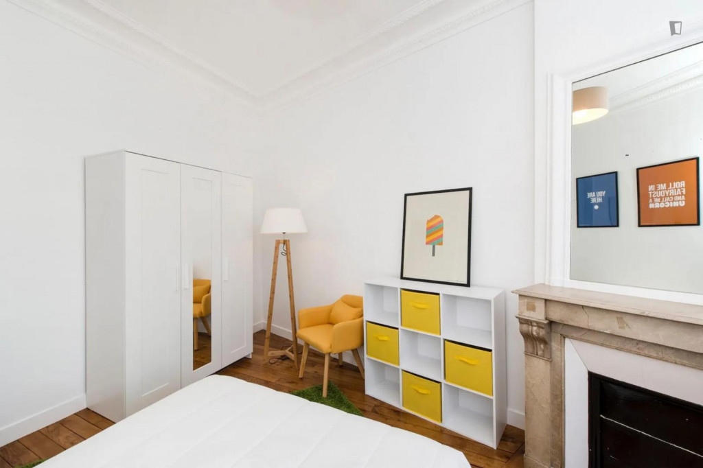 Cool double bedroom not far from Parc Georges-Brassens