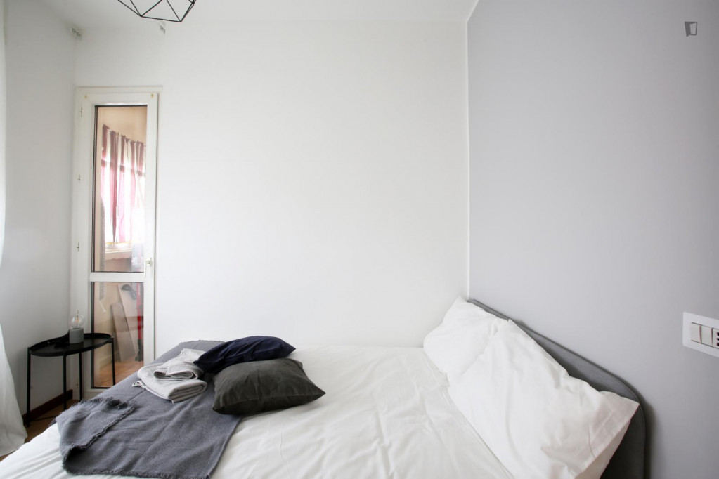 Homey double bedroom near Parco delle Cave - Milan - chambre - ImmoJeune