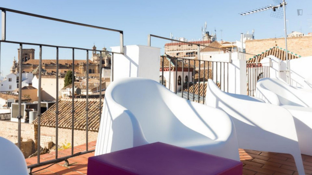 1-bedroom apartment, with outdoor area