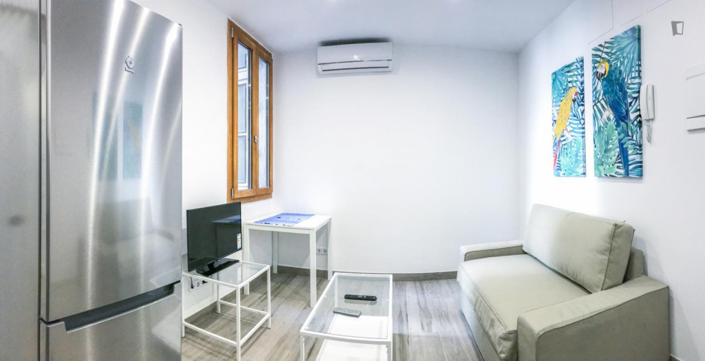Snug 1-bedroom apartment close to Alonso Martínez metro station - Madrid - chambre - ImmoJeune