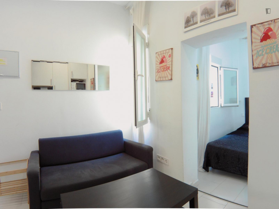 Pleasant 1-bedroom apartment in Usera - Madrid - chambre - ImmoJeune
