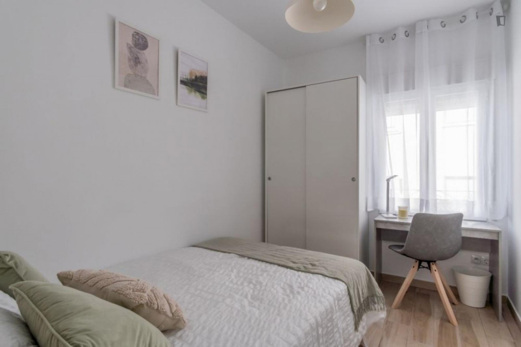 Pleasant double bedroom near Agustín Rodríguez Sahagún Park - Madrid - chambre - ImmoJeune