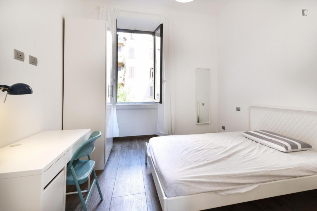 Welcoming double bedroom near Politecnico - Milan - chambre - ImmoJeune