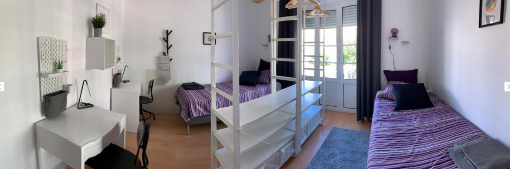 Modern Twin bedroom close to Instituto Superior de Engenharia de Coimbra - Coimbra - chambre - ImmoJeune