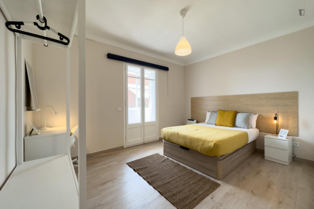 Amiable double bedroom close to Lesseps metro station - Barcelone - chambre - ImmoJeune