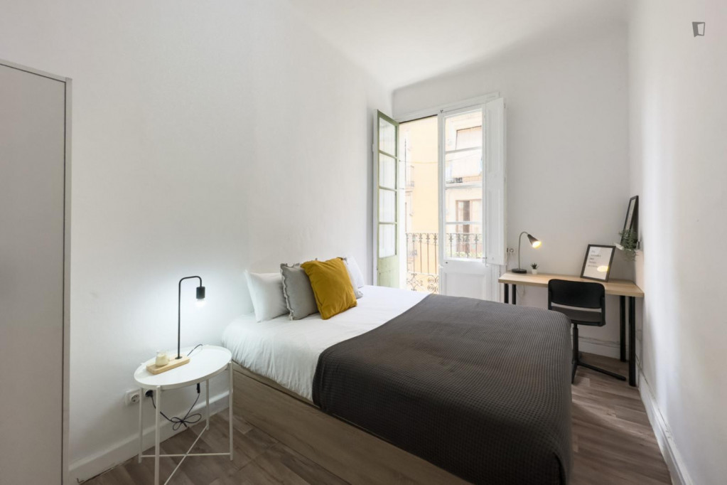 Appealing double bedroom not far from Barcelona Port - Barcelone - chambre - ImmoJeune