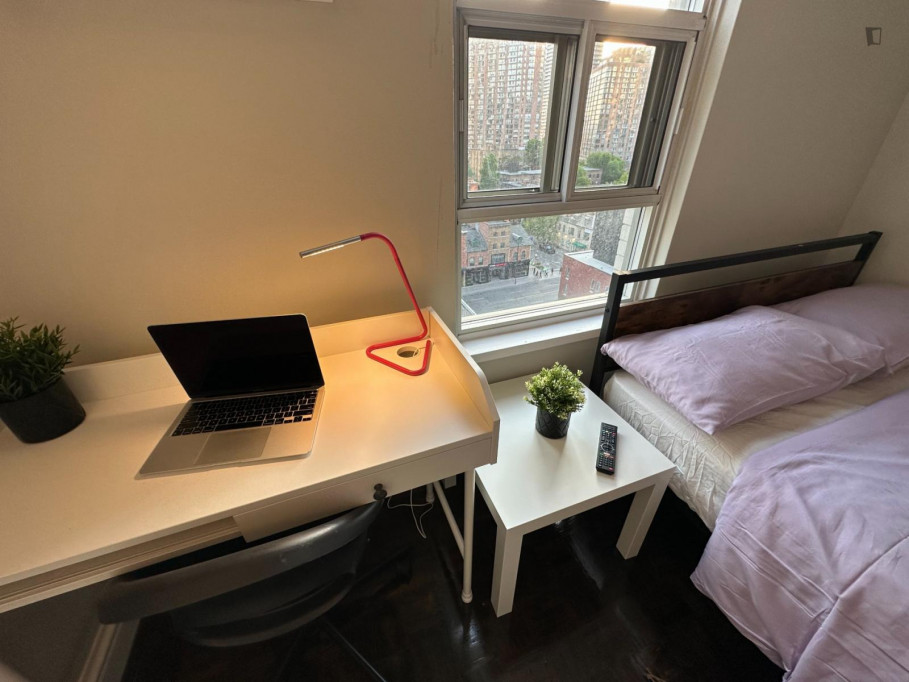 Splendid double bedroom in proximity to the Royal Ontario Museum - Toronto - chambre - ImmoJeune