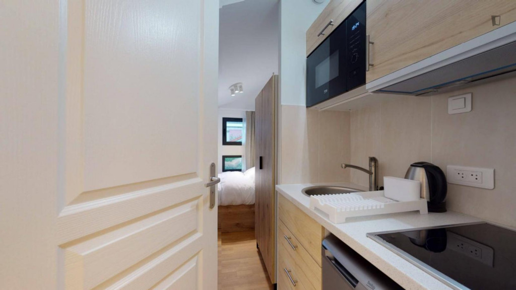 Elegant studio close to Villejuif Louis Aragon metro station