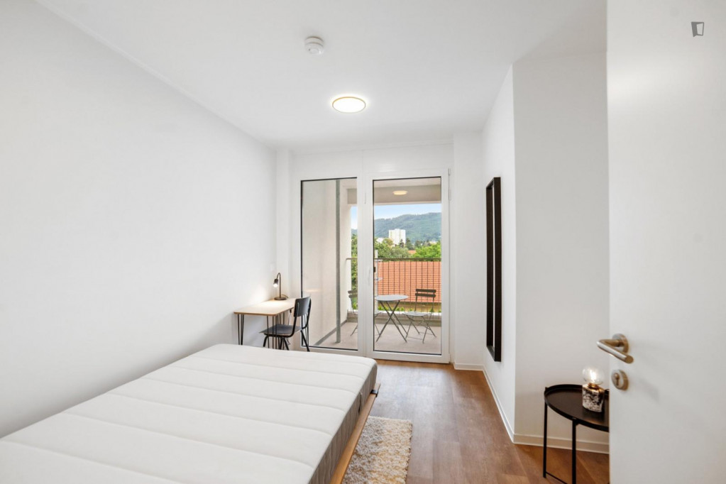 Neat single bedroom with balcony in Lend - Graz - chambre - ImmoJeune