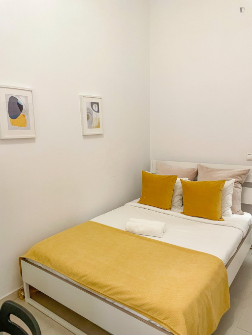 Nice double bedroom in apartment with terrace in Lisbon - Lisbonne - chambre - ImmoJeune