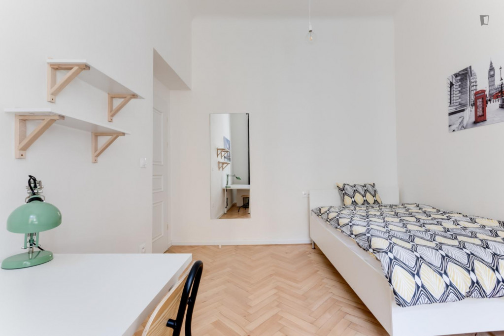 Pleasant single bedroom close to Újezd funicular - Prague - chambre - ImmoJeune