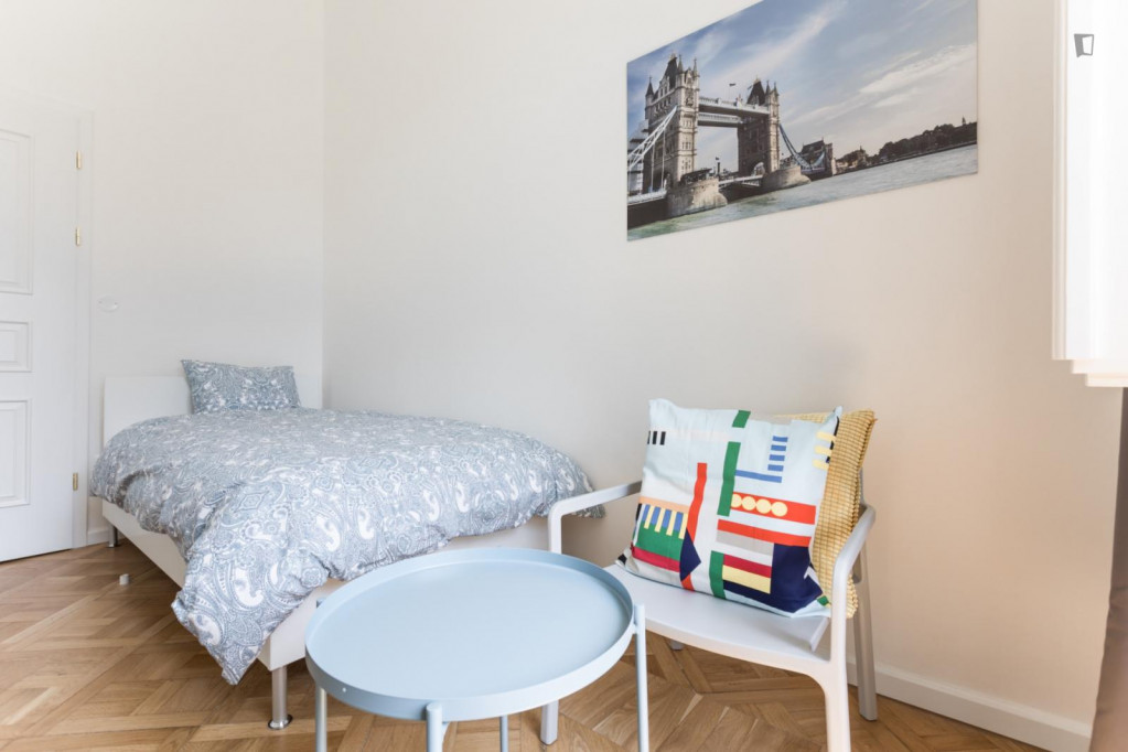 Homelike single bedroom close to the Museum Kampa - Prague - chambre - ImmoJeune