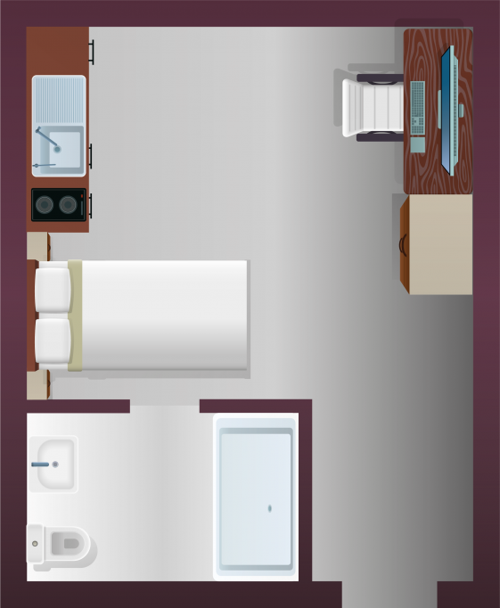 St Giles Studios - Durham - chambre - ImmoJeune