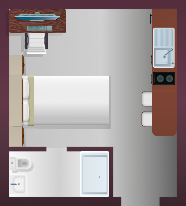 St Giles Studios - Durham - chambre - ImmoJeune