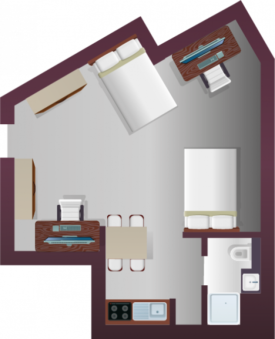 Miura Nottingham - Nottingham - chambre - ImmoJeune