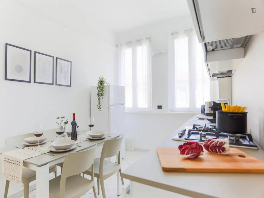 Modern 2-bedroom flat near Università Statale - Milan - chambre - ImmoJeune