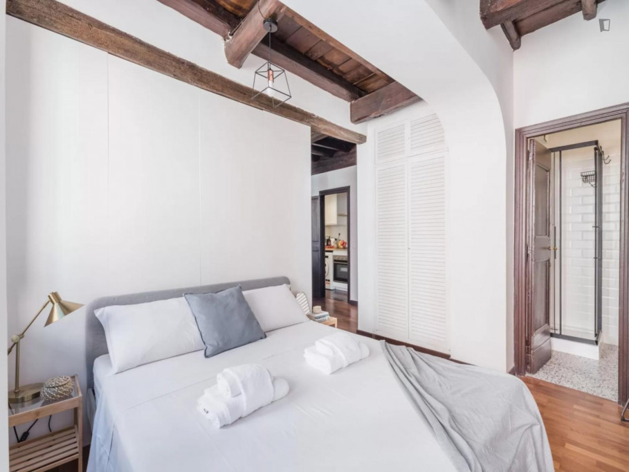 Appealing 1-bedroom apartment neer the John Cabot University Guarini Campus - Rome - chambre - ImmoJeune