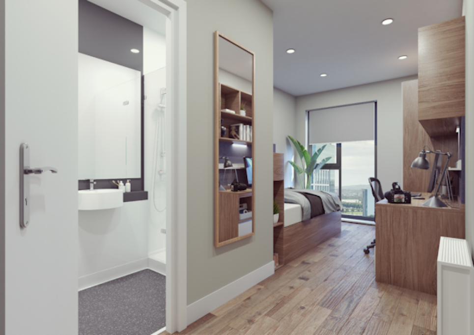 Nelson Place Roost - Belfast - chambre - ImmoJeune