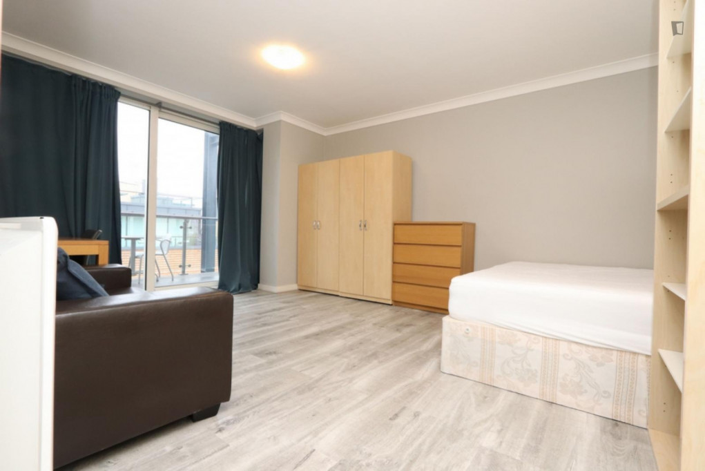 Bright double bedroom close to Canary Wharf train station - London - chambre - ImmoJeune