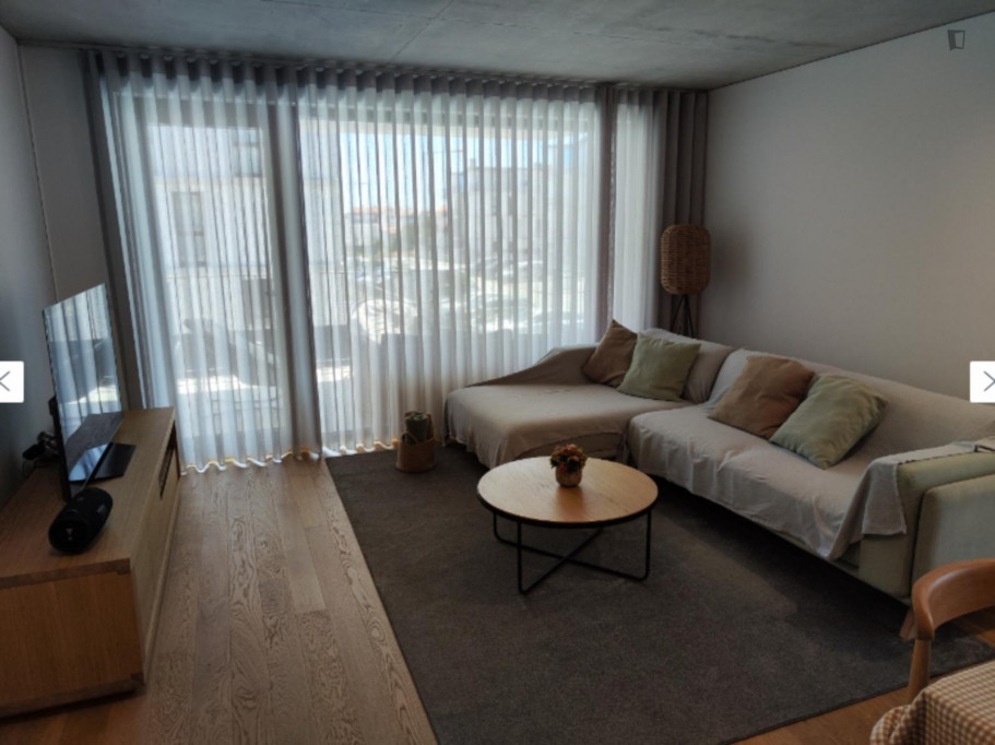 Modern 3 Bedroom Apartment close to Praia Velha - Aveiro - chambre - ImmoJeune