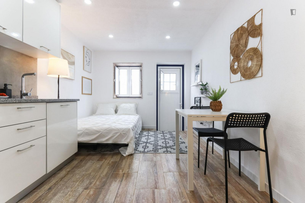 Bright studio close to Jardim do Largo da Ajuda