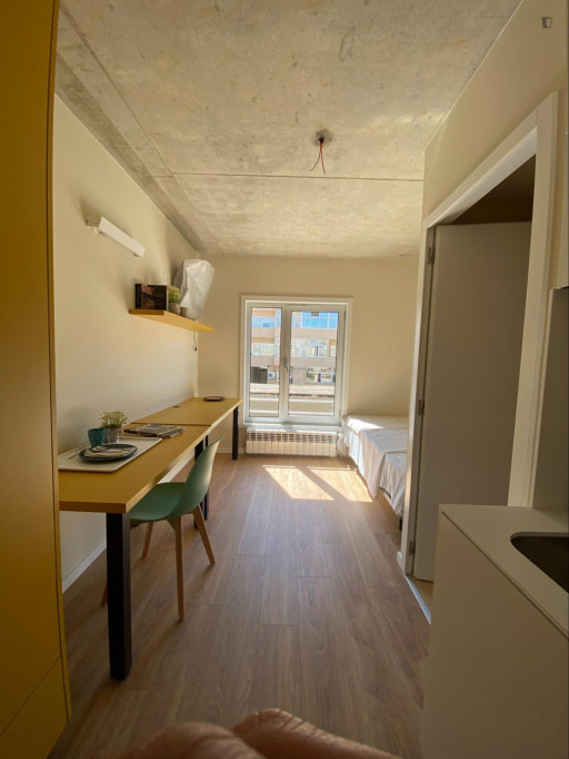 Spacious and cool studio in a student accommodation