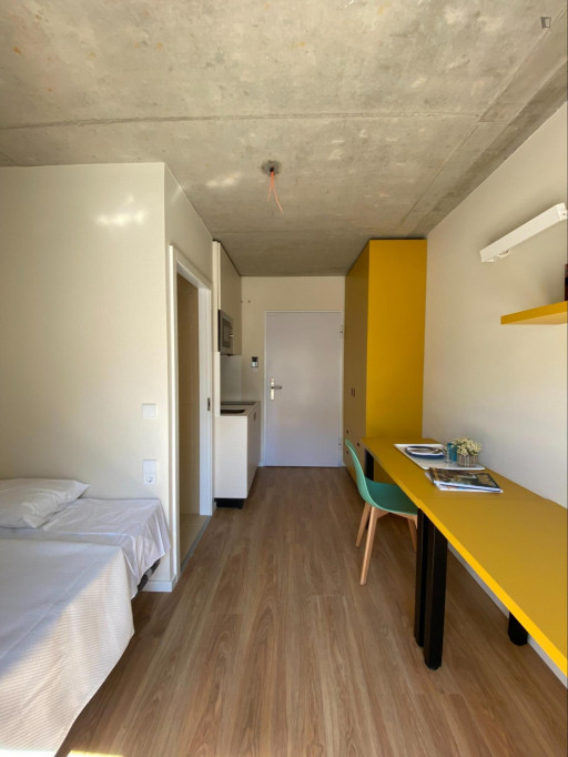 Spacious and cool studio in a student accommodation