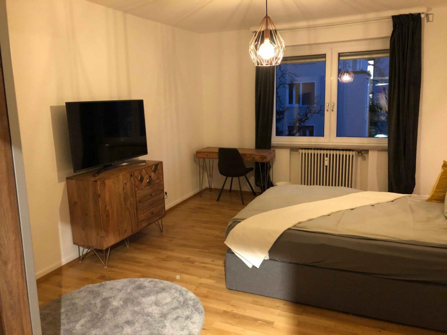 Pleasant double bedroom near Goethe University Frankfurt - Frankfurt am Main - chambre - ImmoJeune