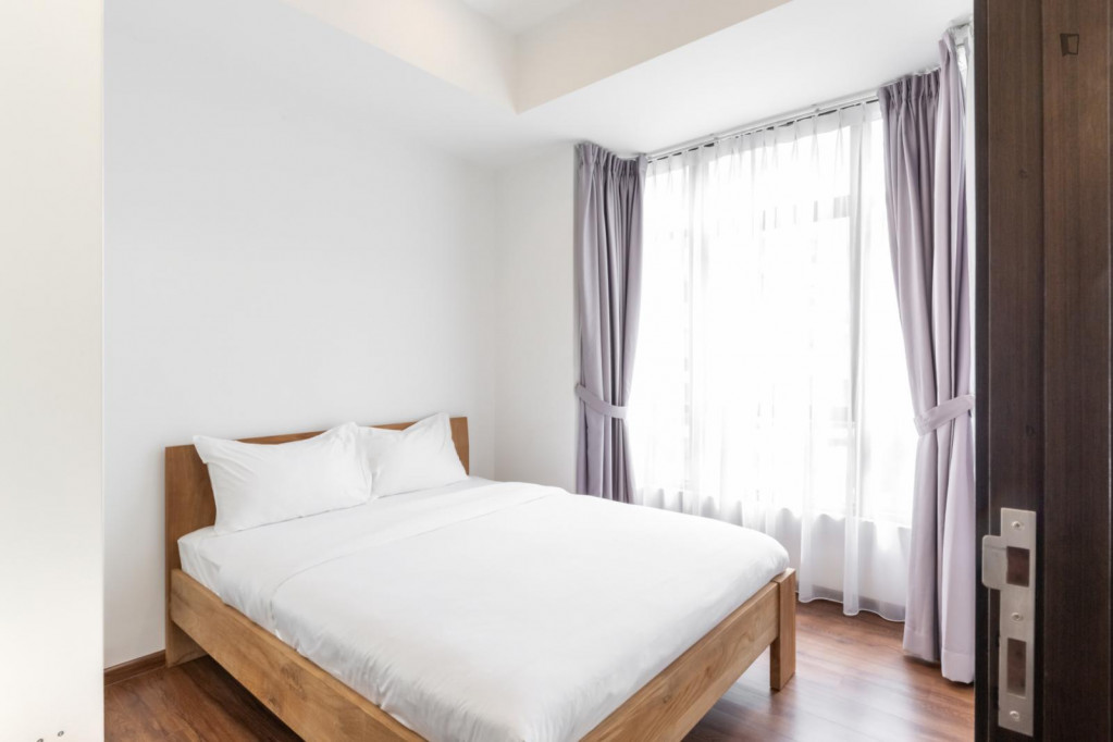 Welcoming double bedroom near the Newton metro - Singapore - chambre - ImmoJeune