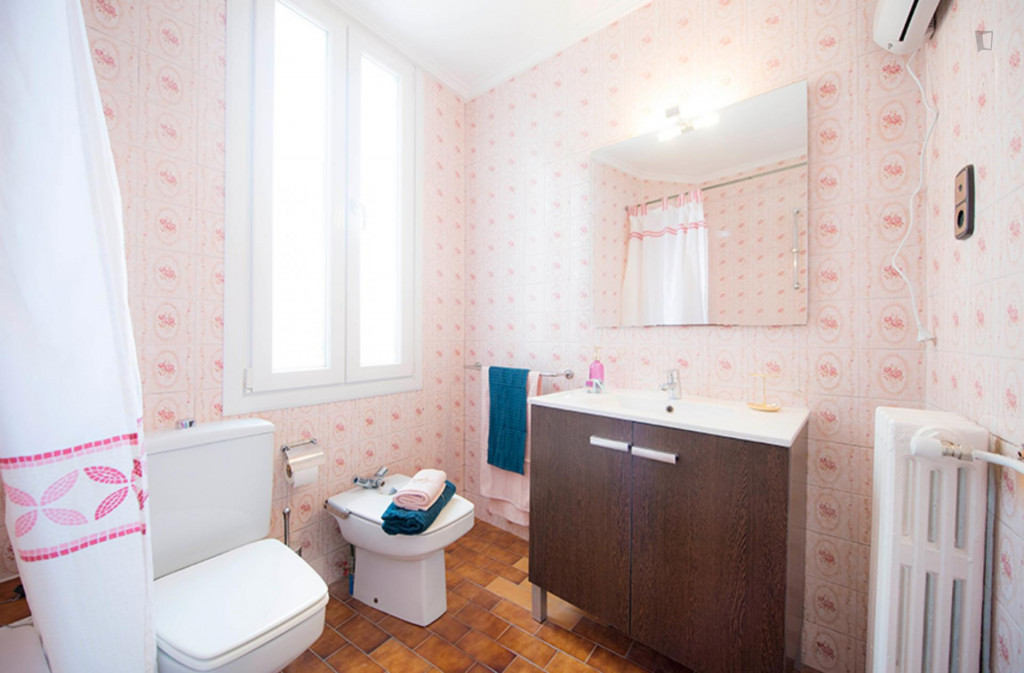 Appealing double bedroom in a student flat, in the centre of Bilbao