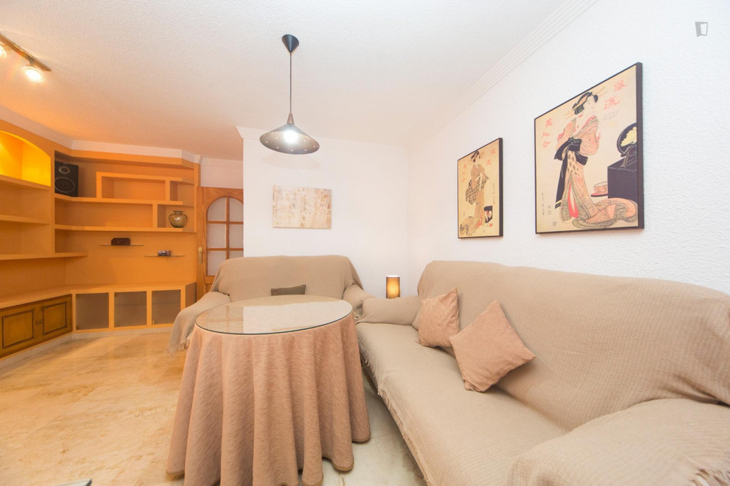 Lovely double ensuite bedroom in a 4-bedroom apartment near Parroquia San Francisco Javier