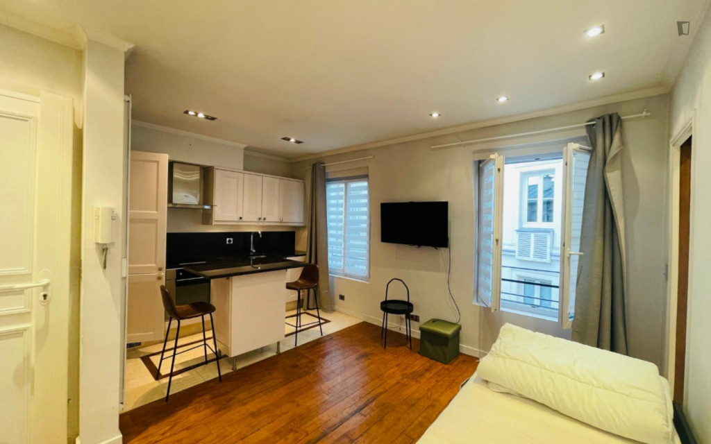 Practical studio near Rue de la Pompe metro station
