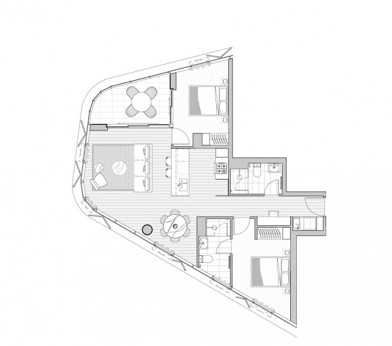 Realm Kangaroo Point - Brisbane - chambre - ImmoJeune