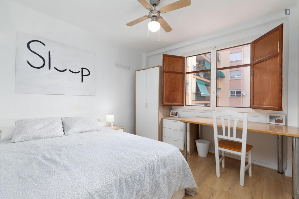 Cute double bedroom in Valencia in 3-bedrooms apartment - Valence - chambre - ImmoJeune