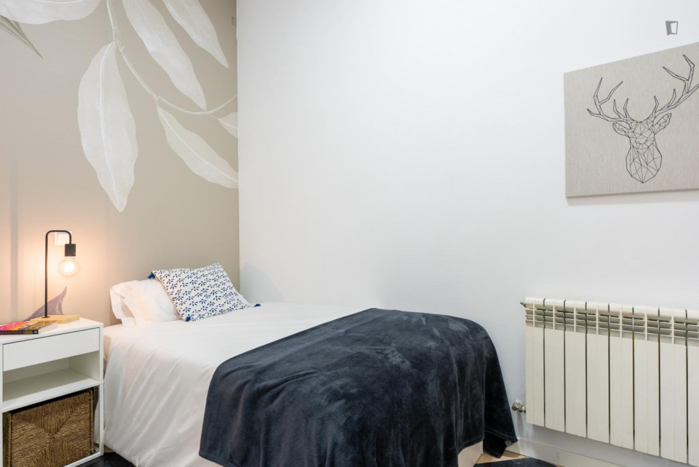 Inviting single bedroom in Cortes - Madrid - chambre - ImmoJeune