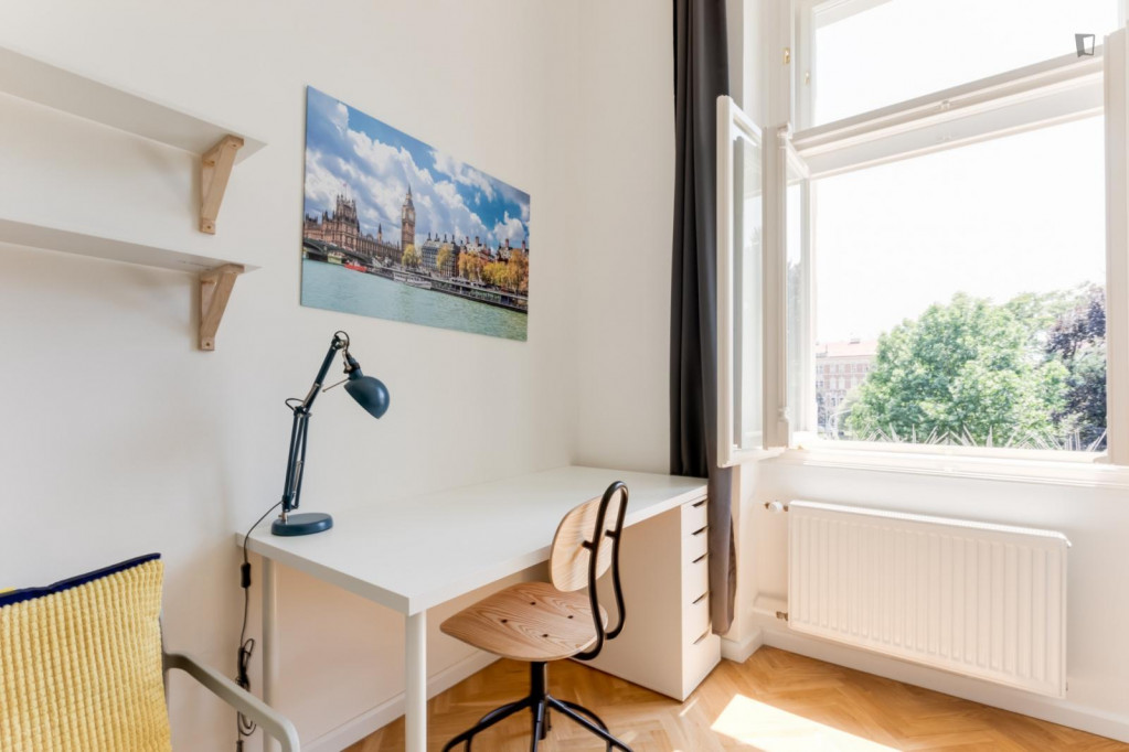 Welcoming single bedroom near Fontána Propadliště času