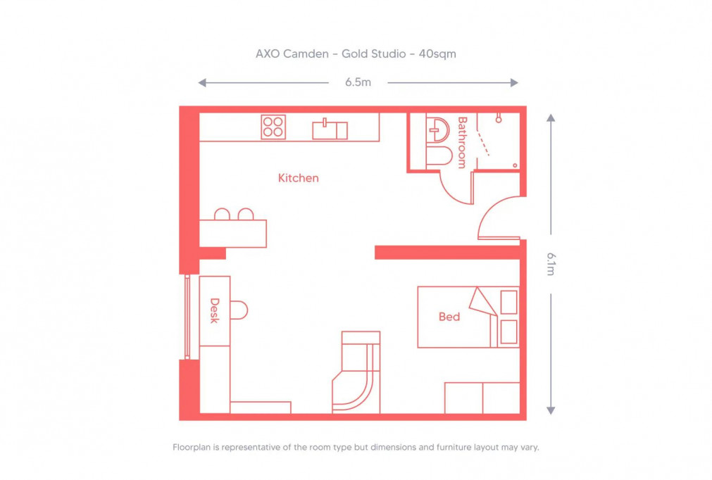 AXO Camden - London - chambre - ImmoJeune
