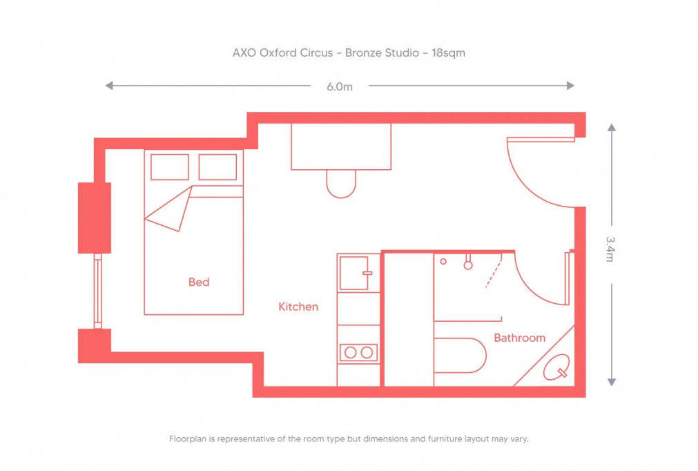 AXO Oxford Circus - London - chambre - ImmoJeune