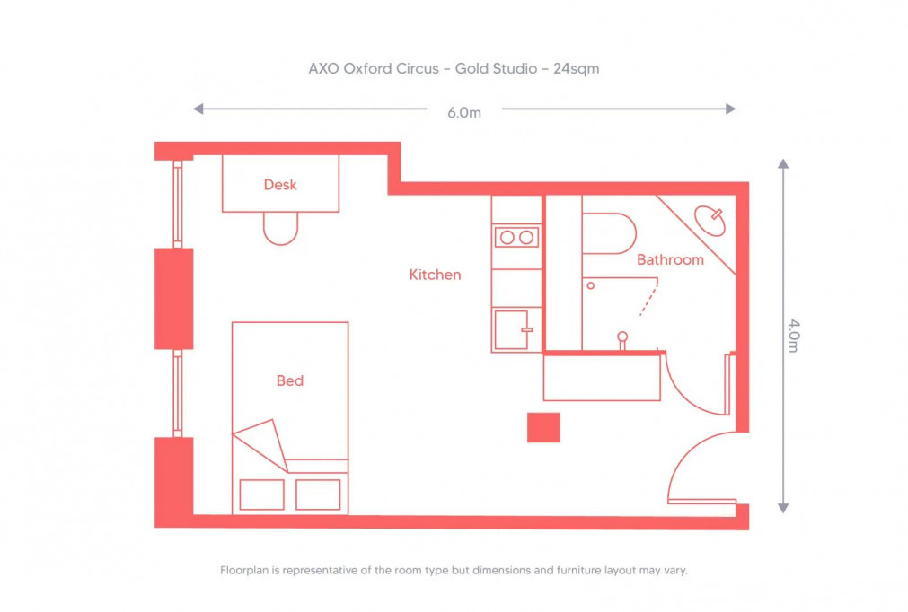 AXO Oxford Circus - London - chambre - ImmoJeune