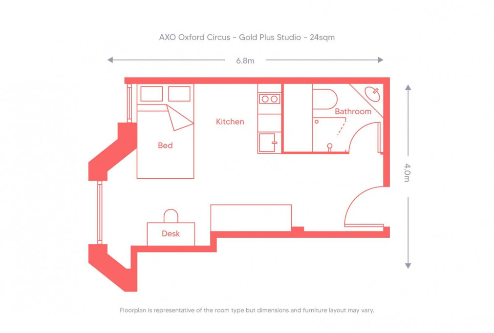 AXO Oxford Circus - London - chambre - ImmoJeune