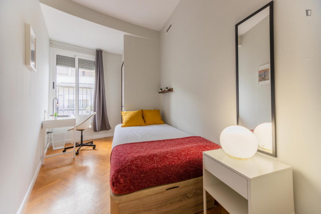 Bright single bedroom not far from Palau de la Música de València - Valence - chambre - ImmoJeune