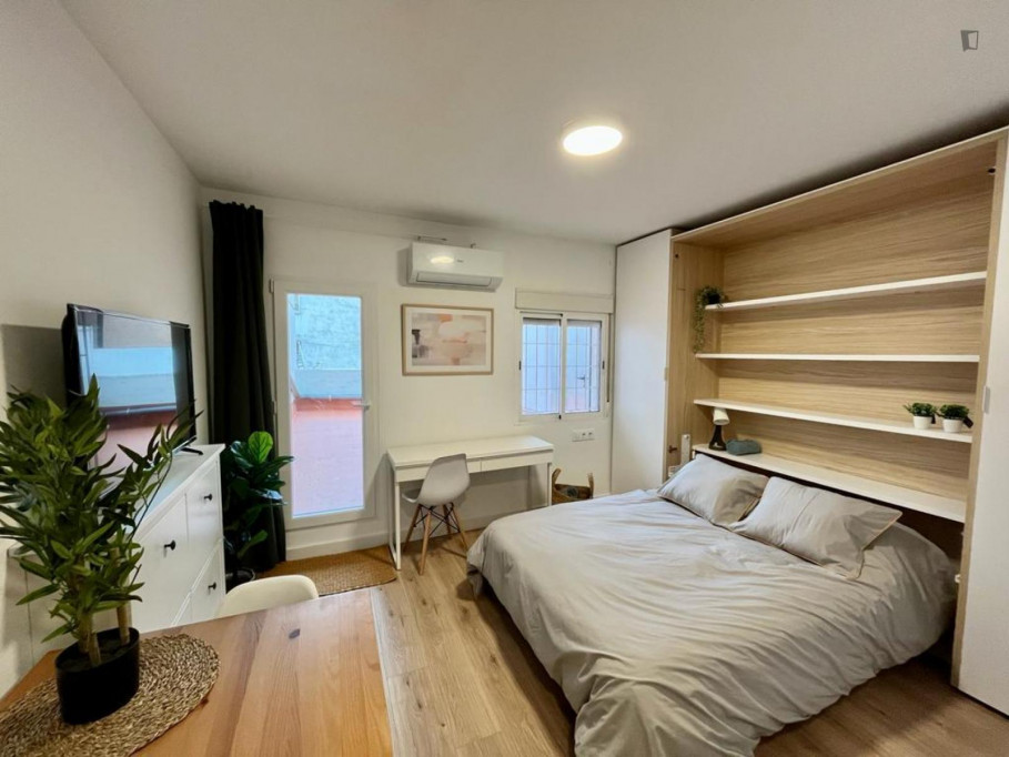 Very nice studio close to Puente de Vallecas metro station - Madrid - chambre - ImmoJeune