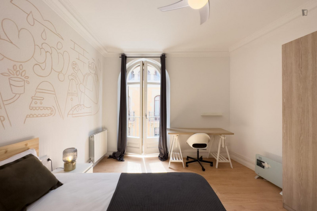 Attractive double bedroom near Palau de la Música Catalana - Barcelone - chambre - ImmoJeune