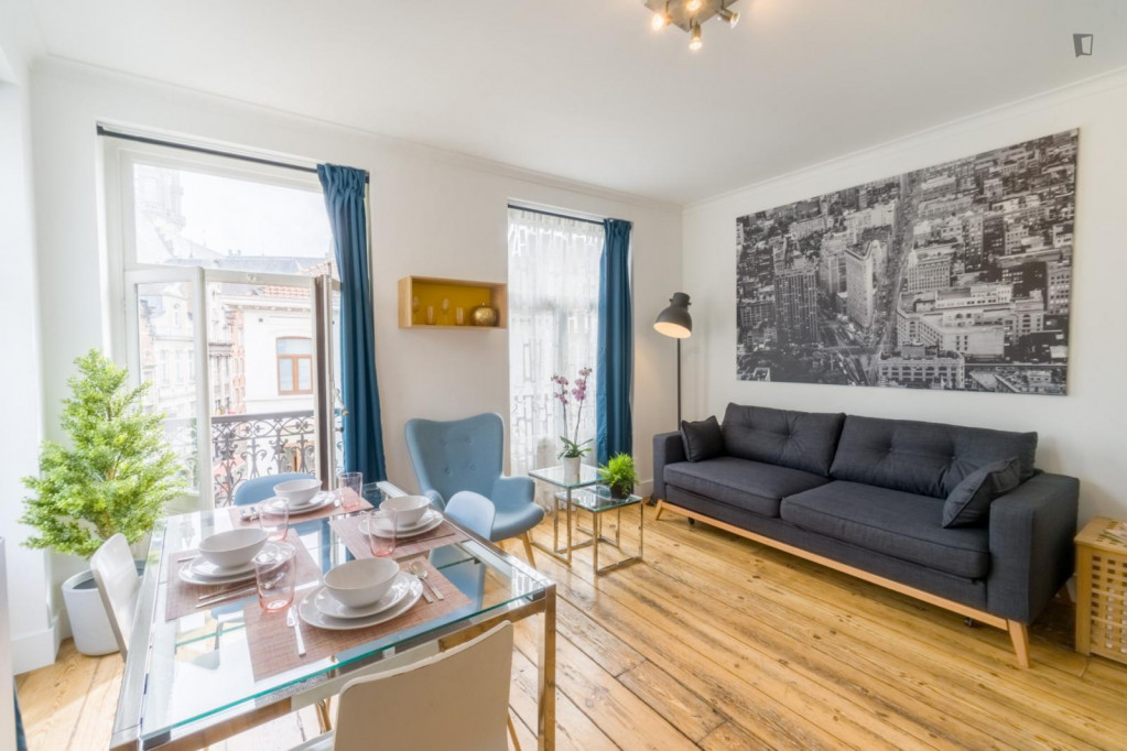 Very nice 1-bedroom flat in the Grand Place district - Bruxelles - chambre - ImmoJeune