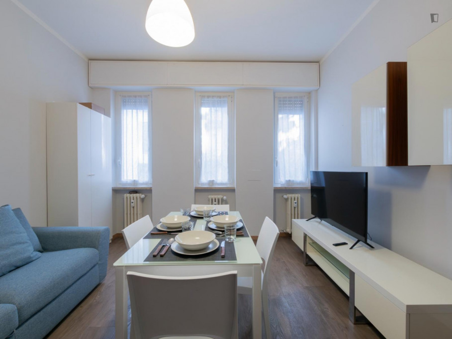 Inviting 1-bedroom apartment in Università Bocconi - Milan - chambre - ImmoJeune