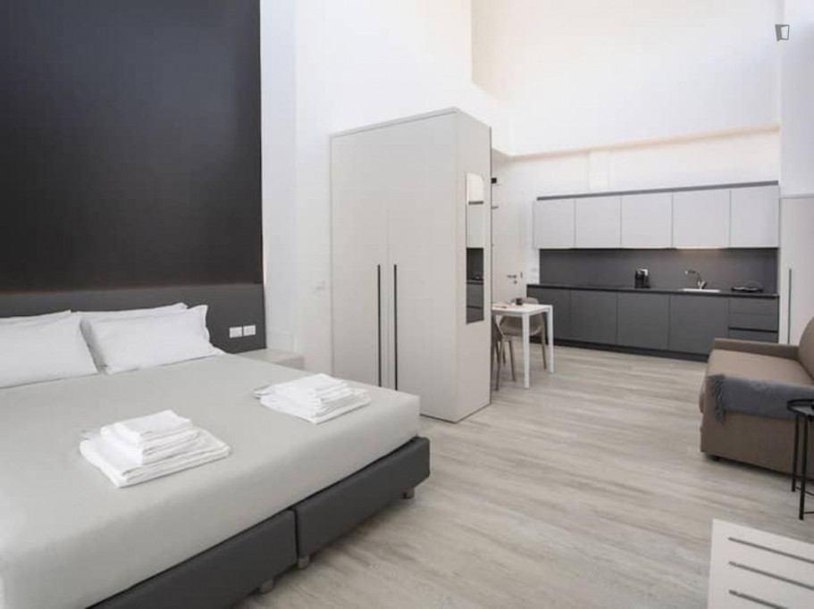 Modern and bright studio in Mestre - Venice - chambre - ImmoJeune
