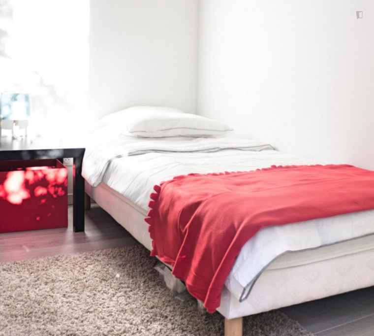 Single bedroom in a 4-bedroom apartment in Marseille